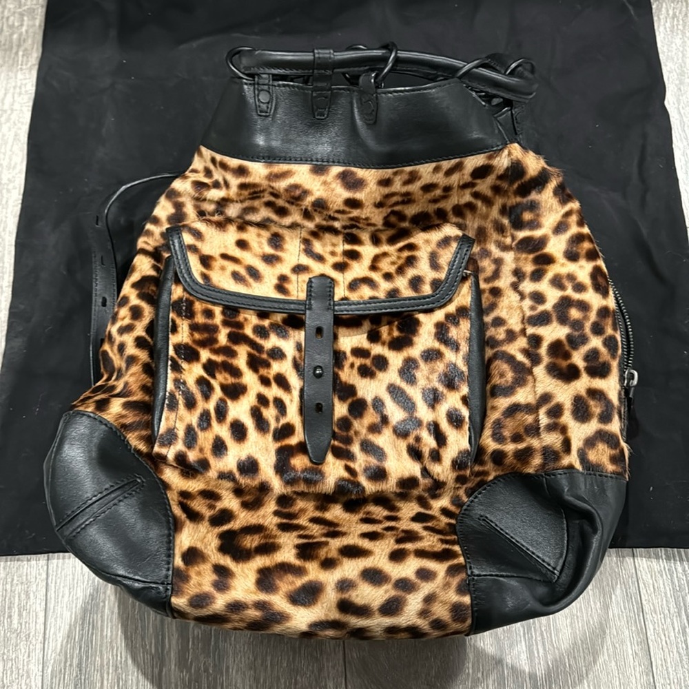 Rag & Bone Grayson Leopard Backpack